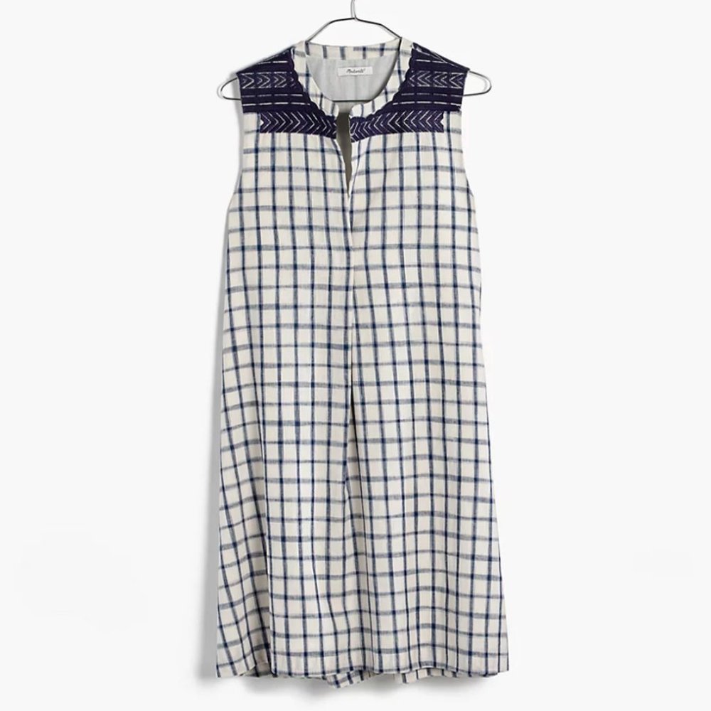 Madewell Embroidered Sunray Shirtdress